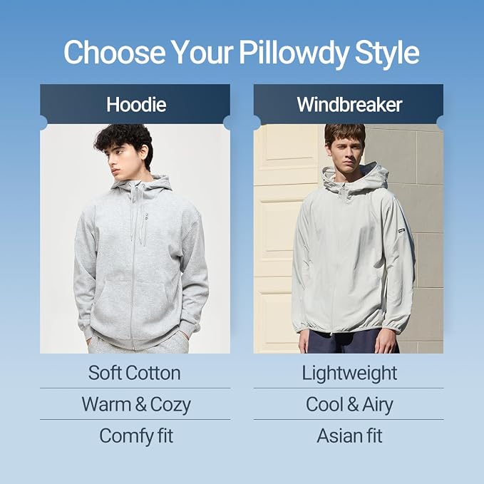 Pillowdy Travel Hoodie with Built-In Inflatable Neck Pillow for Flights - Image 8