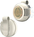 Portable Silent Mini Bladeless Fan Clip On, 5 Speeds 360° Rotatable Clip on Fan for Shirt & Waist, USB Rechargeable Small Fans Portable, 2026 New Whirlwind Fans for Outdoor/Travel/Office (White) by Unknown