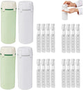 4 in 1 Travel Dispenser Bottle,Refillable Leak Proof and Portable for Shampoo, Conditioner, Shower Gel & Toiletries - Perfect for Vacation, Camping & Gym (4pcs) by Unknown
