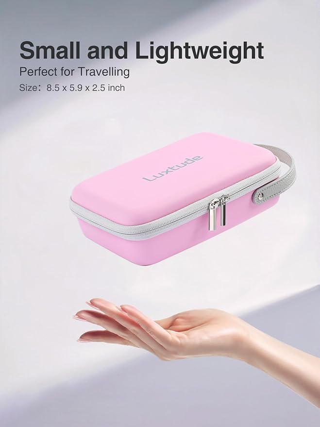 Tech Organizer Travel Case, Portable Electronics Organizer | Hard Shell Zipper Case for Charging Cables, Power Banks and Other Travel Essentials (External Size 8.5 x 5.9 x 2.5 Inch) - Image 3