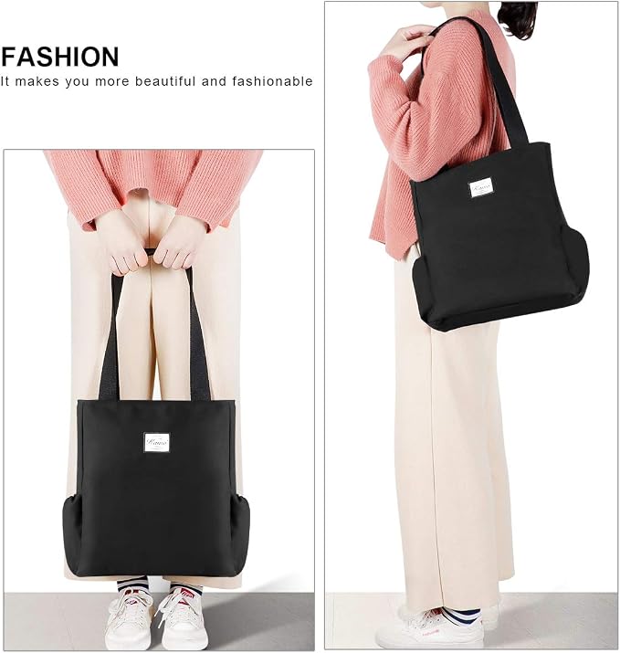 KAMO Floral Tote Bag - Waterproof Lightweight Handbags Travel Shoulder Bag for Hiking Yoga Gym Swimming Travel Beach - Image 7