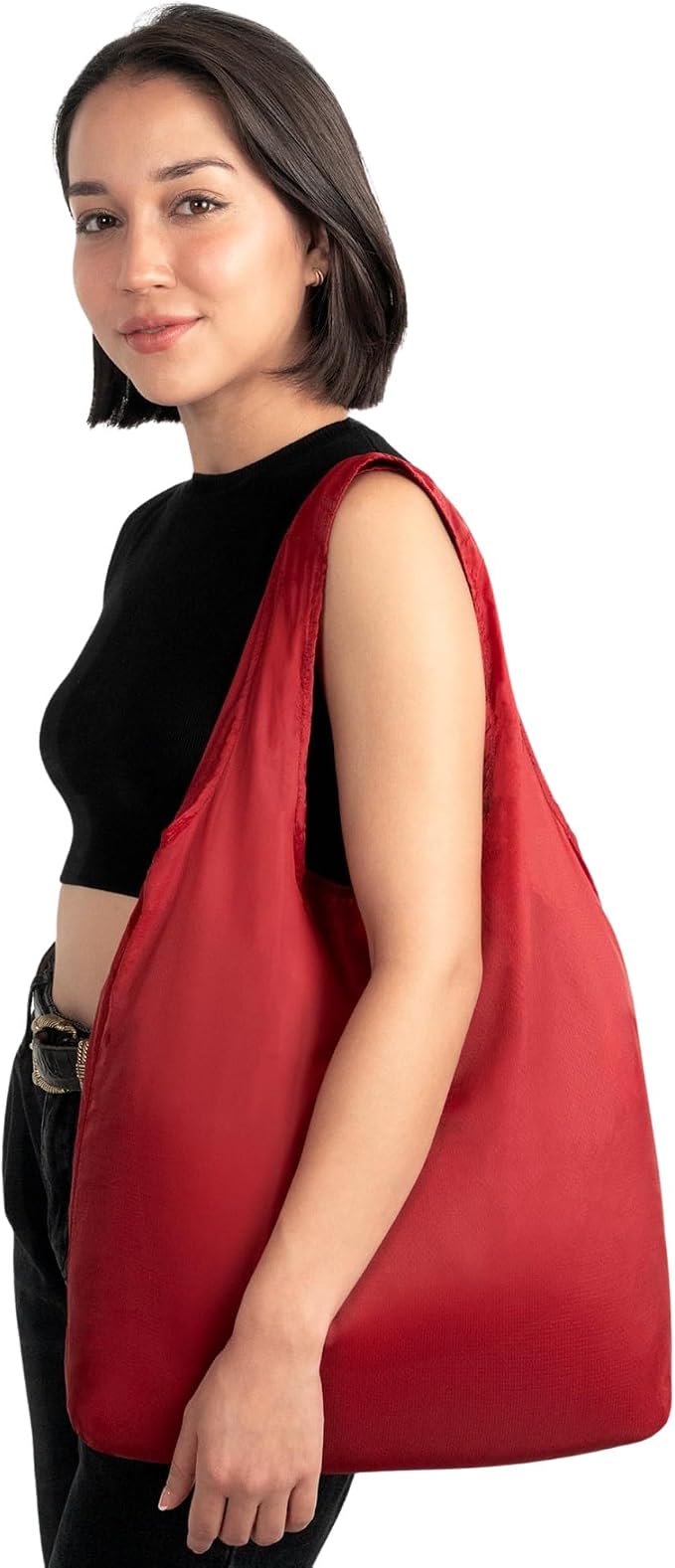 Nanobag Standard 19L Tote Foldable Packable Reusable Grocery Shopping Bag | 0.9 oz Premium Portable Collapsible Ultralight Pocket-Sized for Everyday Use & Travel - Image 2