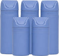 RIES Travel Bottles for Toiletries | Travel Size Containers | 5 Pack | Tsa Travel Bottles | Shampoo and Conditioner Leak Proof with Airless Pump | BPA Free Recycled Plastic & Dishwasher Safe by Ries