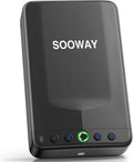 Gun Safe, Small Pistol Safe Biometric Gun Safe for Handgun, Portable Fingerprint Quick Access Gun Lock Box for Car Travel Nightstand Bedside by SOOWAY