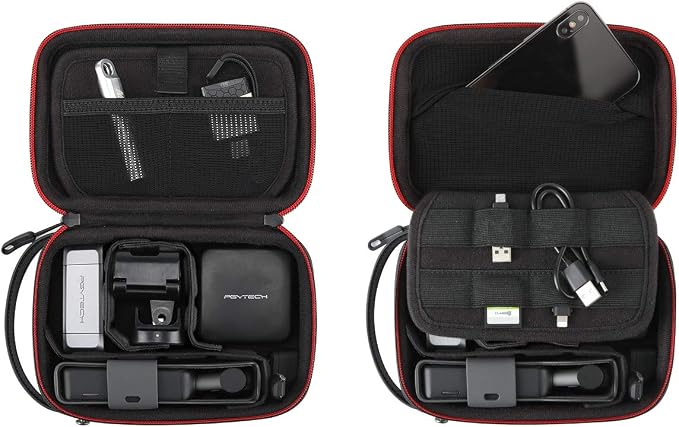 PGYTECH Camera Carrying Case Mini Compatible with OSMO ACTION 4/3,DJI OSMO Pocket 3/2, DJI Action 2, Gopro Hero 12/11/10/9, Storage Box Handbag for Insta 360, Feiyu Pocket Accessories | Compatible with DJI OSMO Action 6/5 Pro/Pocket 4/3/Xtra Muse/Luna ... - Image 8