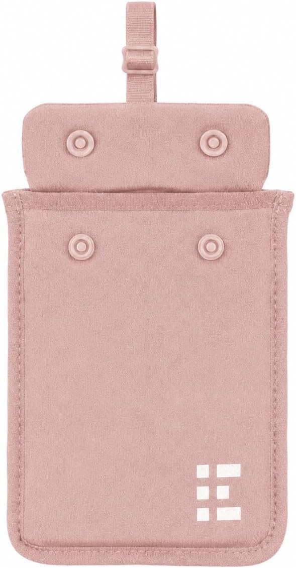 Zero Grid Pink Bra Wallet, Sleek & Hidden Washable Travel Pouch for Women | Pocket for Passport, Money, Credit Cards, Jewellery; Undercover Stash for All Bra Sizes; Secure, Comfortable, Sweatproof by ZeroGrid