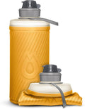 HydraPak Flux - Collapsible Backpacking Water Bottle (750ml, 1L, 1.5L) - BPA Free, Ultra Light, Spill-Proof Twist Cap by Hydrapak