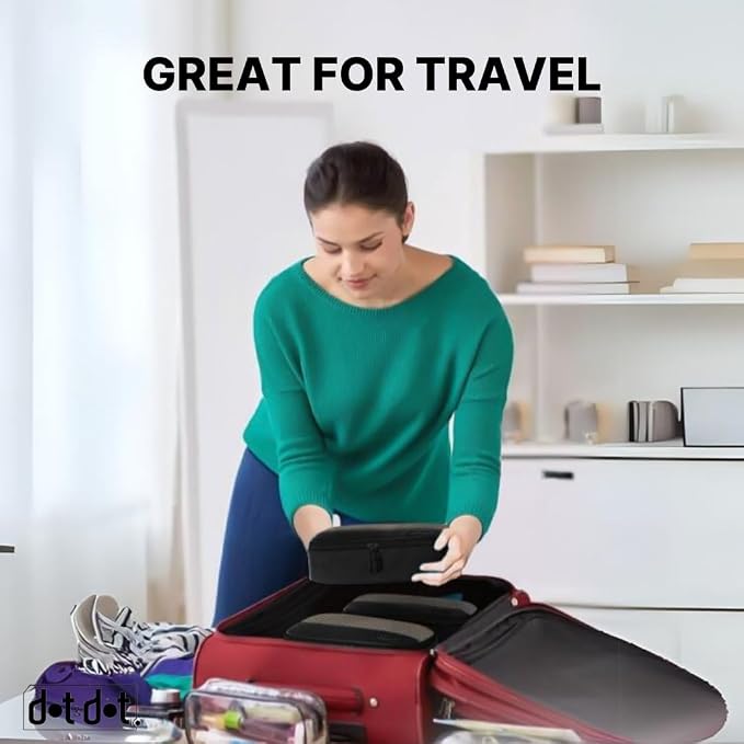 Small Packing Cubes for Travel - 5pc Packing Cubes for Suitcases - Lightweight Luggage Organizer Bags (Non-Compression) - Image 7