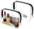 EASYFUN Toiletry Bag 2pcs TSA Approved Travel Clear Toiletry Bag for Men and Women Travel Accessories Quart Size Toiletries Cosmetic Pouch Makeup Bags by EASYFUN