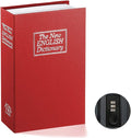 Book Safe with Combination Lock - Jssmst Home Dictionary Diversion Metal Safe Lock Box 2017, SM-BS0403S, red small by Jssmst
