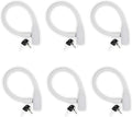 Child-Proof Refrigerator Lock for Kids & Adults - Lock for French Door Fridge and Cabinet (Small, White, 6 Pack Keyed Alike) by UrbanAugust