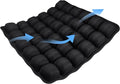 Inflatable Seat Cushion, Travel Cushion for Airplane Without Air Pump | Upgrade Pressure Relief Seat Cushion,Coccyx Tailbone Pain Relief,Cushion for Long Applicable to Various Scenarios by HUNKING-MakeWaterBetter