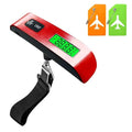 Luggage Scale, Portable Luggage Weight Scale with 2 Luggage Tags, LCD Weight Display and 4 Unit Switching Functions (Red) by Unknown