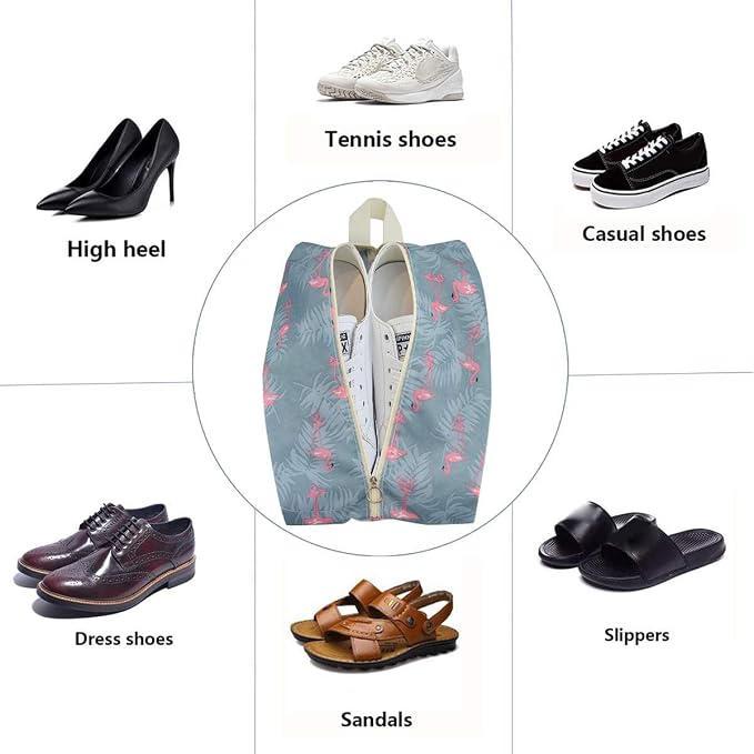 Travel Shoe Bags Waterproof Portable Shoe Storage Pouch with Handle for Men & Women - Image 5