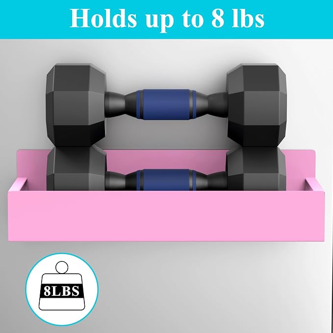 HuggieGems Metal Magnetic Spice Rack for Refrigerator Pink, 4 Pack | Magnetic Shelves Heavy Duty for Fridge in Kitchen, Seasoning Storage Organizer, For Oven Washer and Dryer, For Heavier Items - Image 4