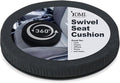 HealthSmart 360 Degree Swivel Seat Cushion, Chair Assist for Elderly, Swivel Seat Cushion for Car, Twisting Disc, Black, 15 Inches in Diameter by HealthSmart