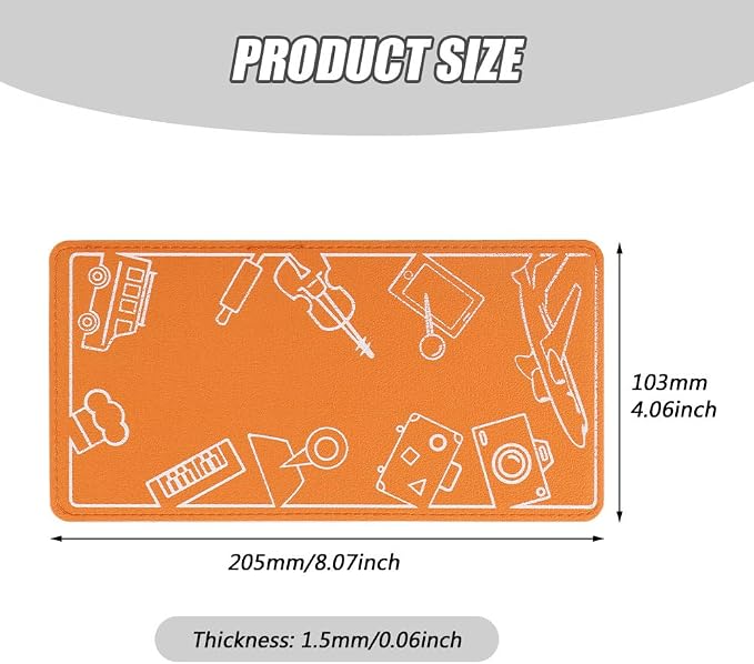 Airplane Phone Holder Flexible Flight Cell Phone Holder and Flexible Tablet Stand Airplane Travel Essential Accessories for Most Smartphones, Tablets(Color:Orange) - Image 2