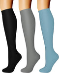 CHARMKING Compression Socks for Women & Men Circulation (3 Pairs) 15-20 mmHg is Best Support for Athletic Running Cycling by CHARMKING