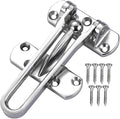 Door Chain Lock for Front Door, Swing Bar Door Guard Lock, Door Security Chain Lock, Anti-Theft Internal Door Safety Latch, Door Chain Latch for Home Apartment Hotel Dormitory(Silver) by Unknown