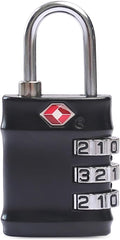 Luggage Locks TSA Approved, Combination Lock for Locker, Travel Essentials Small Padlock Combination, Padlock with Code for Gym Locker, Suitcase, Cabinet, Gun Case, Backpack, Bag, Zipper by SpecializeinCombinationLock