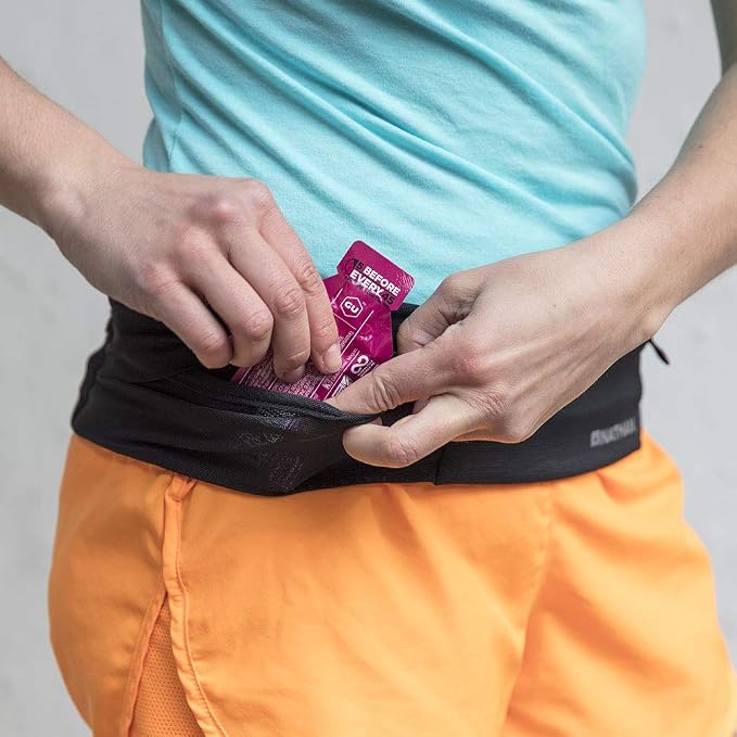 Nathan Zipster Running Belt for Men and Women, Bounce Free Waist Pack, Running Fanny Pack Women, Pockets with Zippers, Fits All iPhones - Image 7