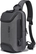 BANGE Men's Sling Backpack - Waterproof Crossbody Bag, Multi-Purpose Shoulder Bag by BANGE