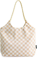 BAGSMART Tote Bag for Women, Travel Tote Beach Bag with Zipper for Gym by BAGSMART