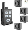 Perimeter Trip Alarm-Portable Camping Motion Sensor-1 Receiver+4 Sensors | Outdoor Wireless Motion Sensor&Detector-Personal Security for Wildlife&Stranger Alert(Camping,Hiking,Hunting,Fishing) by HTZSAFE