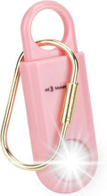 130dB Keychain Siren Ultra Bright Strobe Light. Loud Sound Personal Safety Alarm. SOS Emergency Alerts for Women, Girls, School Children, Night Runners, Hiking. Bear Alarm Deterrent. Pink by MosaicAlarm