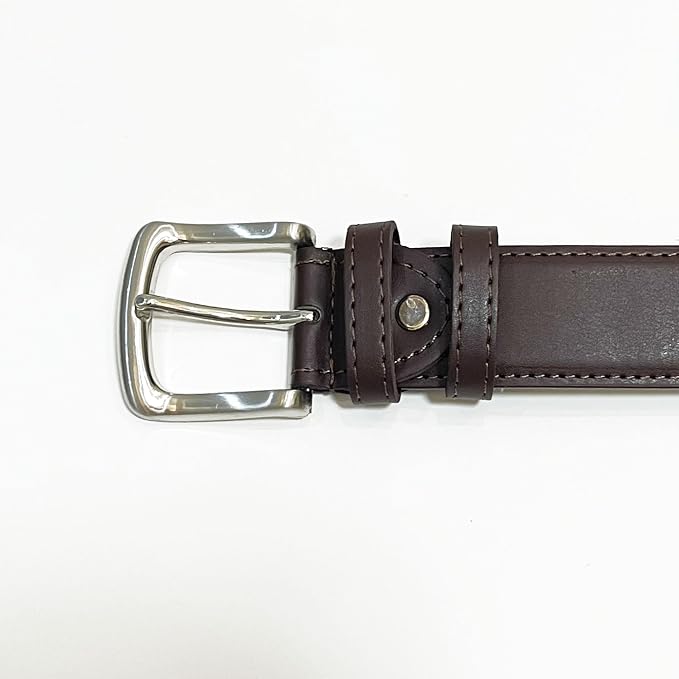 Diversion Safe Hidden Money Pocket Travel Leather Belt with Zipper to Store and Hide Your Valuable, Brown - Image 5