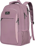 MATEIN Dark Purple Personal Item Backpack, Underseat 15.6 Inch Laptop Bag | Water Resistant Sturdy, Slim Daypack for College, Luggage Strap, Anti Theft, Gifts for Women, Dark Purple by MATEIN