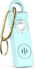 TECKNET Rechargeable Personal Safety Alarm for Women, 130dB Self Defense Keychain Alarm with SOS Strobe Light, Low Battery Notice, Personal Alarm Loud Siren Safety Keychain for Girls Kids Elderly by Tecknet