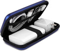 iMangoo Travel Essential Electronics Organizer Charger Case Carrying Pouch | 6.5x3.2x1" Power Bank Tech Accessories Protective Storage Shockproof Portable Purse Men Women School Office Trips Must Have by iMangoo