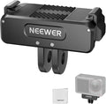 NEEWER Upgraded Quick Release Magnetic Mount Adapter Compatible with DJI Osmo Action 5 Pro/4/3, Action Camera Mount Vlogging Accessories with 1/4" Thread & Cleaning Cloth, AC011 by Neewer