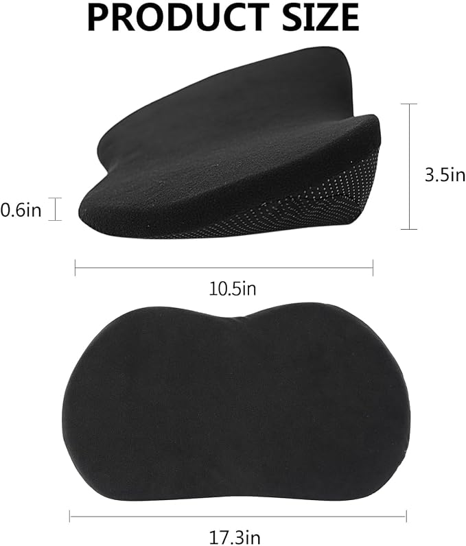 Livtribe Car Seat Cushion, Comfortable Wedge Seat Cushion for Driving | Memory Foam Seat Pad, Breathable Mesh Cover, Non-Slip Bottom, Pressure Relief, Improved Forward View, Road Trip Essentials - Image 7