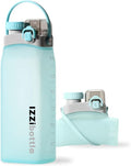 IZZI bottle Collapsible Lightweight Silicone Water Bottle (600ml, Blue) | BPA Free, Eco-Friendly, Medical Grade | Leakproof Bottle for Sports, Travel, Hiking, Gym, Outdoor Adventures and Daily Use by Unknown