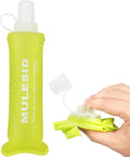 Soft Flask Running Bottles Collapsible Water Bottle Foldable for Traveling Running Vest Collapse Hydration TPU 250ml 500ml for Runner (250ml-1pcs) by MULESID