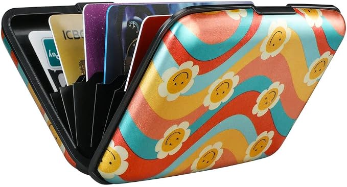 RFID Aluminum Wallet Credit Card Protector Case Holder for Men Women | Mini RFID Aluminum Wallet Credit Cards Holder Business Card Case Metal ID Case for Men Women - Image 6