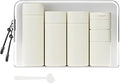 Travel Bottles for Toiletries, 5 Pack Travel Size Containers, TSA Approved Leak Proof - Silicone Toiletry Containers with Clear Bag for Shampoo, Conditioner & Lotion, Travel Essentials by Suteng