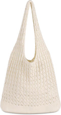 Sightor Crochet Tote Bag, Mesh Beach Bag Knit Summer Hobo Bag for Women | Beach Tote bag Vacation Outfits Aesthetic Boho Bag by Sightor