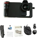 Zopsc Smartphone Video Grip Wide Angle Macro Lens Photography Kit for ProfessionalGrade Content Creation, BT Control Handle and VibrationReducing Design, Universal Mobile Phone Stabilizer, 210mAh by Technologyconnectsyouandme