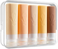 INSFIT Travel Bottles for Toiletries, TSA Approved 3oz Travel Size Toiletries, BPA Free Leak Proof Squeezable Silicone Tubes Travel Essentials for Shampoo Conditioner Lotion Soap by INSFITPortableTravelBottles