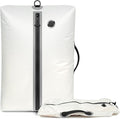 BAGAIL TPU Vacuum Bag for Travel, Reusable Compression Bag with IPX8 Waterproof Zipper, Save Space for Suitcase, Backpack and Carry on (White, ExtraLarge, No Pump) by BAGAIL