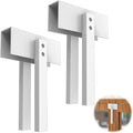 2 Pack Metal Bifold Door Lock Folding Door Lock Closet Door Lock Closet Protection Child and Pet Proof Bi-fold Door Lock Bifold Door Lock Child Safety Installation-Free by FOROIRON