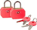 Lewis N. Clark Travel Sentry TSA Lock + Mini Padlock for Luggage Suitcase, Carry On, Backpack, Laptop Bag or Purse - Perfect for Airport, Hotel, and Gym by LewisNClark