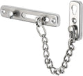 Alise Door Chain Lock,Chain Lock for Inside Door,Brushed Nickel(1 Pack) | Stainless Steel,Door Chain Lock Guard with Spring Anti-Theft Press Button,Door Lock Latch for Front Door by Alise