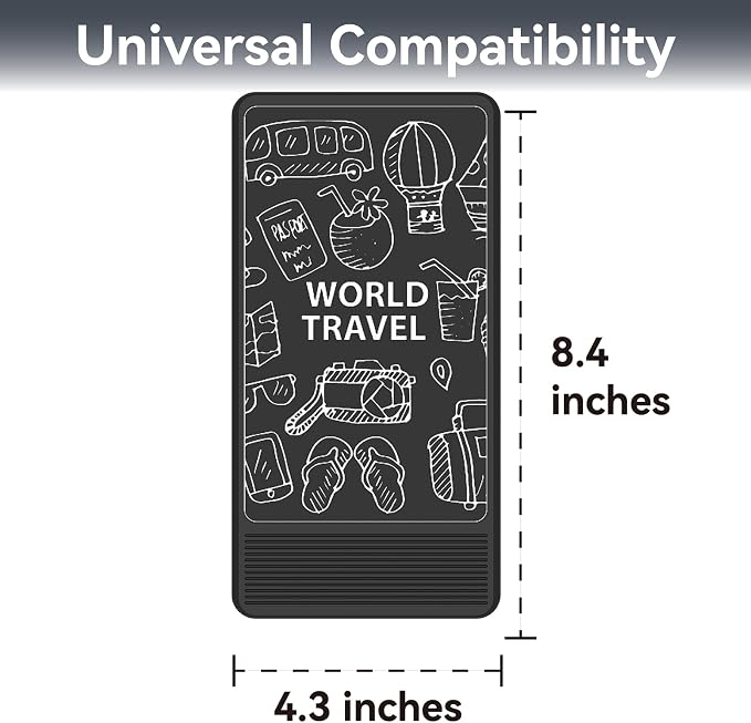 Airplane Phone Holder, Foldable Flexible Silicone Phone Stand | Tablet Mount for Flying, Home Office, Desk and Bedroom, Compatible with iPhone, Smartphones for Hands-Free Viewing, White - Image 3