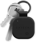Satechi FindAll Keychain, Find My Compatible, for iPhone, iPad, Mac, Black | Bluetooth Tracker, Wireless rechargeable, location tracking, left-behind alerts, loud audible chime, for iPhone, iPad, Mac by Satechi