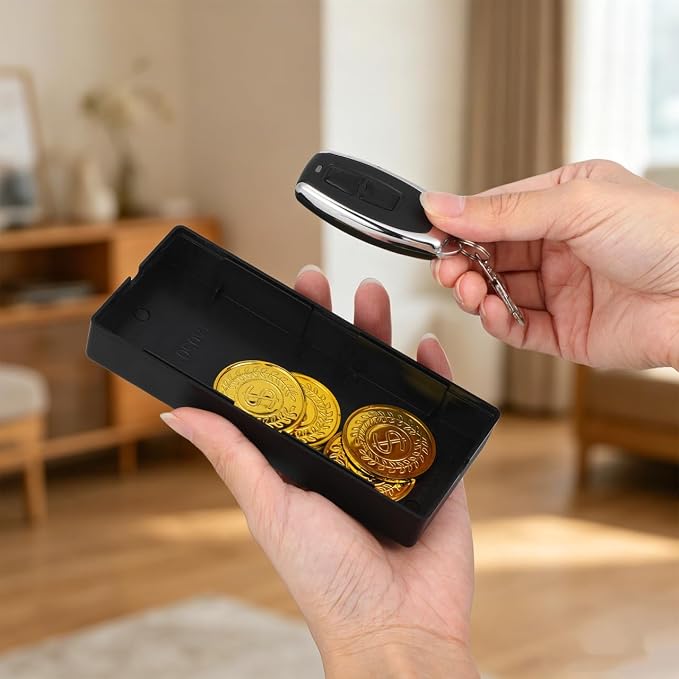Homoyoyo Diversion Fake Charger Storage Box Container Discreet Fake 2 Pack, Wall Plug and Laptop Charger Hidden Compartment Containers, Secret Stash Money Hider for Cash Jewelry Keys Home Travel Black - Image 4