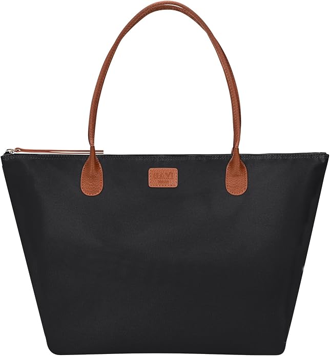 GAYI URBAN Nylon Tote Bag for Women, Large Foldable Weekend Hobo Purses for Women, Shoulder Tote Handbags with Zipper | Nylon by GAYIURBAN